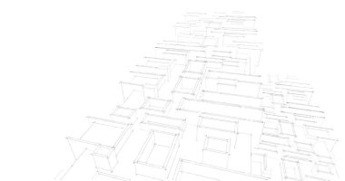 soyut mimari duvar kağıdı, dijital arkaplan