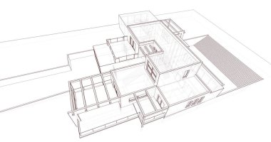 çizgili mimari duvar kağıdı, dijital arkaplan