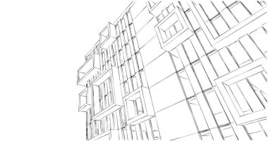 soyut mimari duvar kağıdı, dijital arkaplan