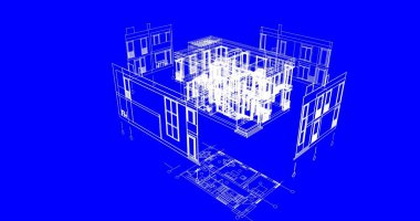 çizgili mimari duvar kağıdı, dijital arkaplan