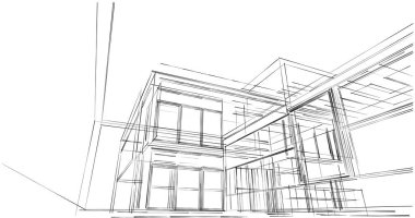 soyut mimari duvar kağıdı, dijital arkaplan