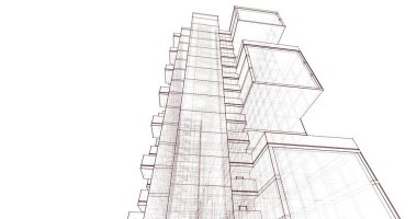 soyut mimari duvar kağıdı, dijital arkaplan