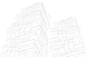 soyut mimari duvar kağıdı, dijital arkaplan