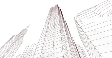 soyut mimari duvar kağıdı, dijital arkaplan