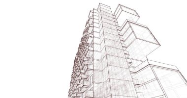 soyut mimari duvar kağıdı, dijital arkaplan