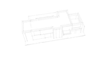çizgili mimari duvar kağıdı, dijital arkaplan
