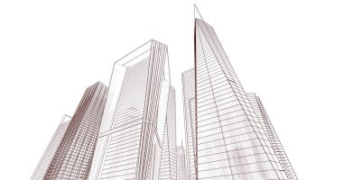 soyut mimari duvar kağıdı, dijital arkaplan