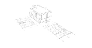 çizgili mimari duvar kağıdı, dijital arkaplan
