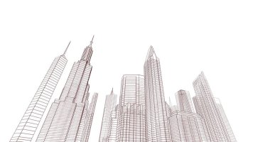 soyut mimari duvar kağıdı, dijital arkaplan