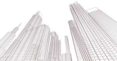 soyut mimari duvar kağıdı, dijital arkaplan