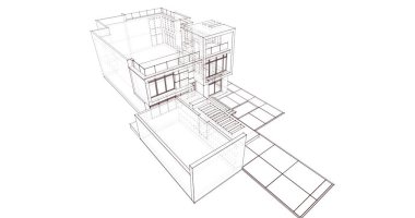 çizgili mimari duvar kağıdı, dijital arkaplan