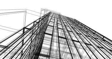 soyut mimari duvar kağıdı, dijital arkaplan