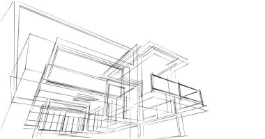 soyut mimari duvar kağıdı, dijital arkaplan