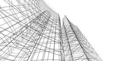 soyut mimari duvar kağıdı, dijital arkaplan