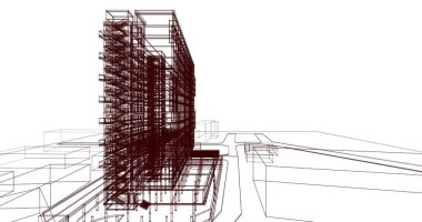 soyut mimari duvar kağıdı, dijital arkaplan