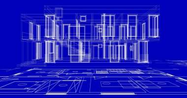 çizgili mimari duvar kağıdı, dijital arkaplan