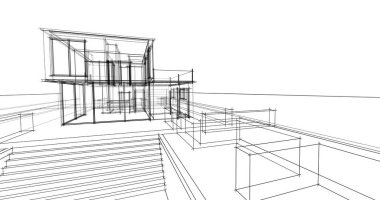 soyut mimari duvar kağıdı, dijital arkaplan