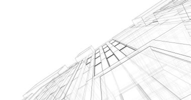 soyut mimari duvar kağıdı, dijital arkaplan