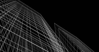 soyut mimari duvar kağıdı, dijital arkaplan