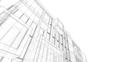 soyut mimari duvar kağıdı, dijital arkaplan