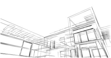 soyut mimari duvar kağıdı, dijital arkaplan