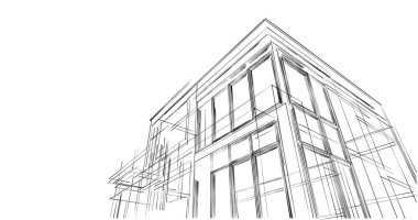 soyut mimari duvar kağıdı, dijital arkaplan