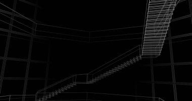 soyut mimari duvar kağıdı, dijital arkaplan