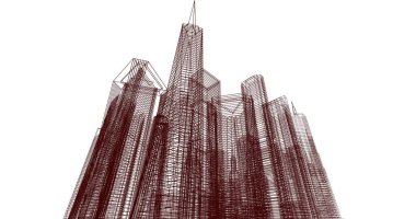 soyut mimari duvar kağıdı, dijital arkaplan