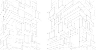 soyut mimari duvar kağıdı, dijital arkaplan