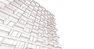 soyut mimari duvar kağıdı, dijital arkaplan