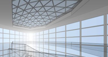 soyut mimari duvar kağıdı konsepti, dijital arkaplan