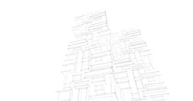 soyut mimari duvar kağıdı, dijital arkaplan