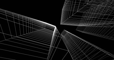 soyut mimari duvar kağıdı, dijital arkaplan