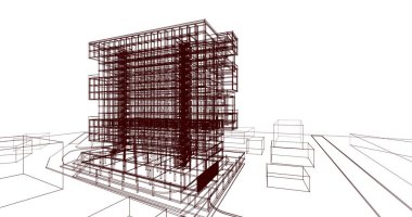 soyut mimari duvar kağıdı, dijital arkaplan