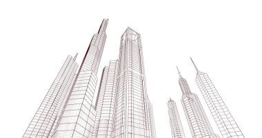 soyut mimari duvar kağıdı, dijital arkaplan