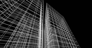 soyut mimari duvar kağıdı, dijital arkaplan