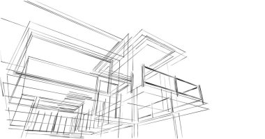 soyut mimari duvar kağıdı, dijital arkaplan