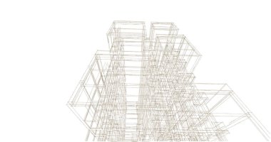 soyut mimari duvar kağıdı, dijital arkaplan