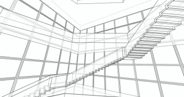 soyut mimari duvar kağıdı, dijital arkaplan