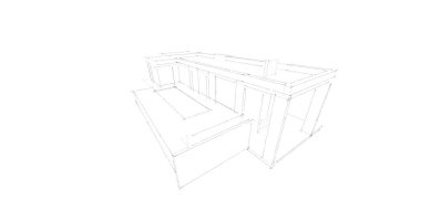 çizgili mimari duvar kağıdı, dijital arkaplan