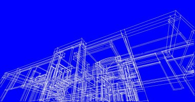 çizgili mimari duvar kağıdı, dijital arkaplan