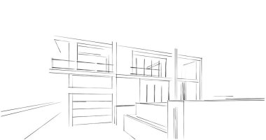 soyut mimari duvar kağıdı, dijital arkaplan