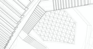 soyut mimari duvar kağıdı, dijital arkaplan