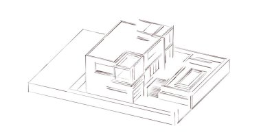 soyut mimari duvar kağıdı, dijital arkaplan