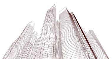 soyut mimari duvar kağıdı, dijital arkaplan