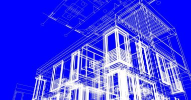 çizgili mimari duvar kağıdı, dijital arkaplan