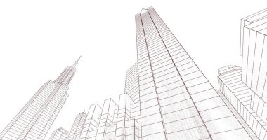 soyut mimari duvar kağıdı, dijital arkaplan