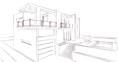 soyut mimari duvar kağıdı, dijital arkaplan