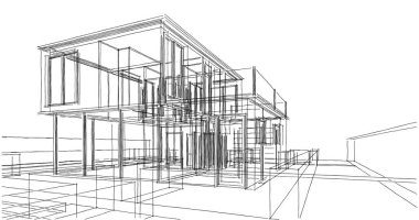 soyut mimari duvar kağıdı, dijital arkaplan