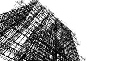 soyut mimari duvar kağıdı, dijital arkaplan